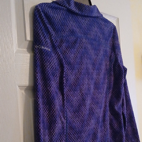 Columbia Purple Geometric Pullover - Picture 4 of 6